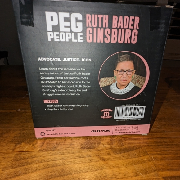 Ruth Bader Ginsburg Peg People - Picture 3 of 3